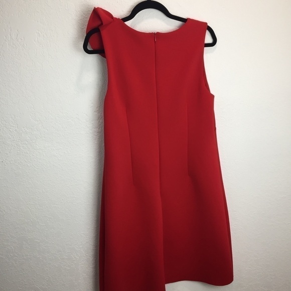 Jason Wu Red Ruffle Sleeveless Dress - Picture 11 of 13